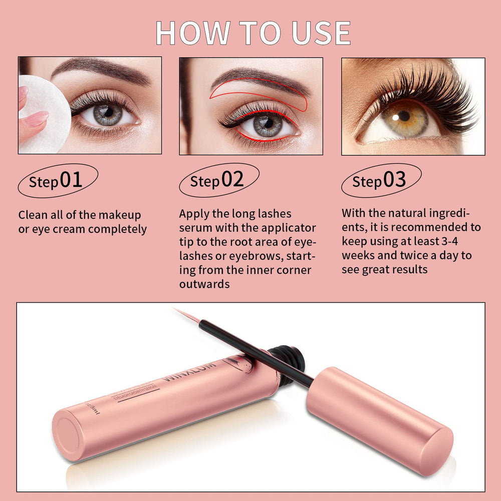 Winxlum serum hipoalergénico probado dermatológicamente para piel sensible.