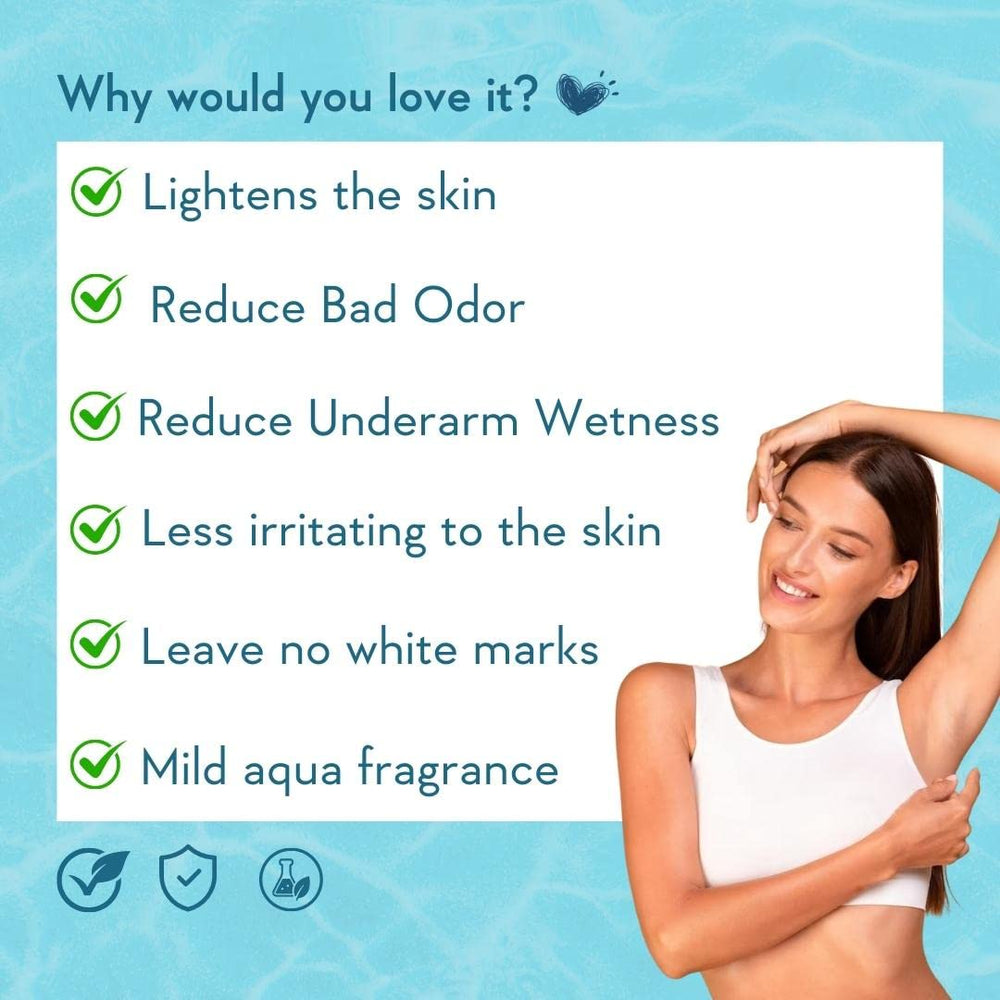 WishCare desodorante axilas, hidratacion de piel durante todo el dia