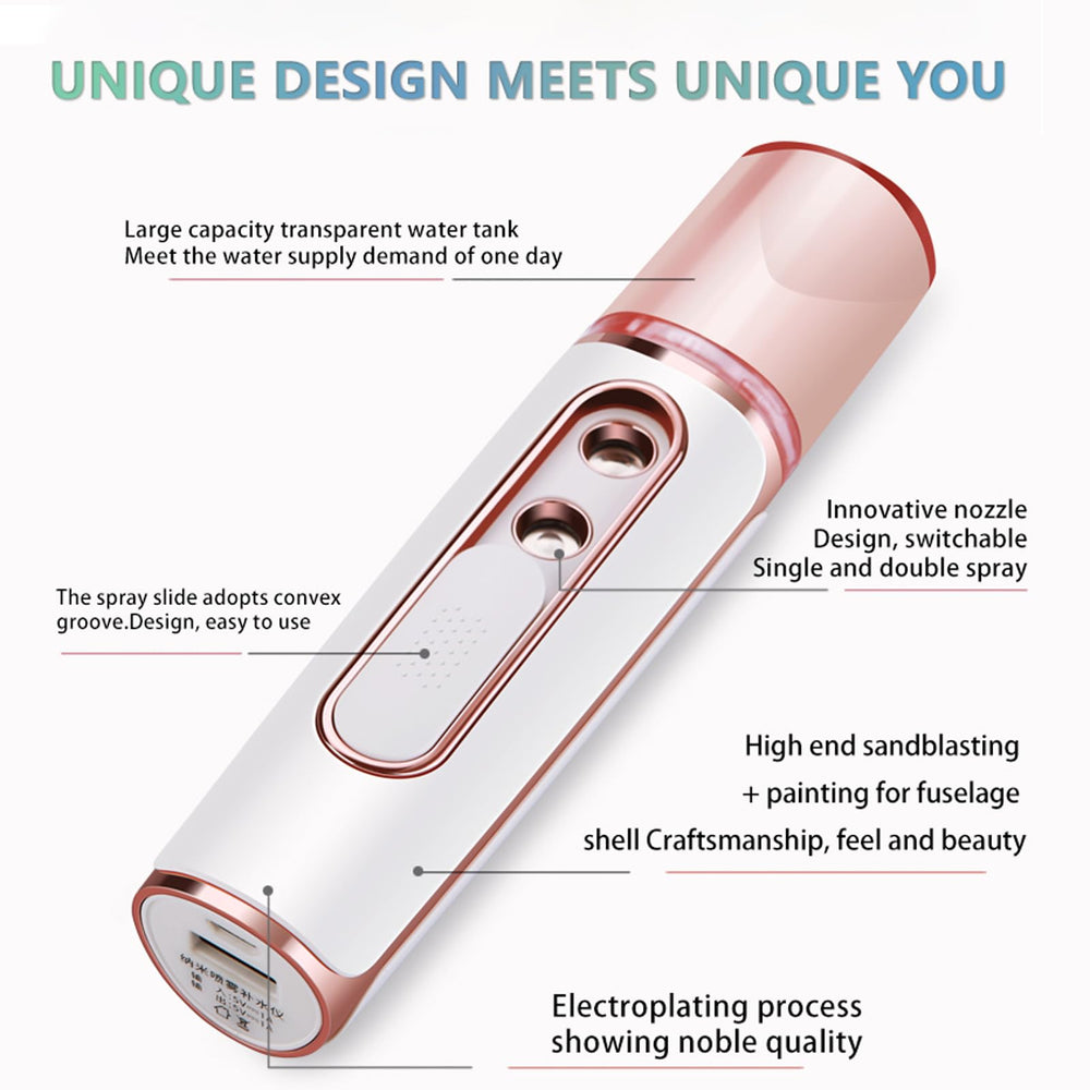 withthesun Nano Facial Mister humectación rostro para piel más suave