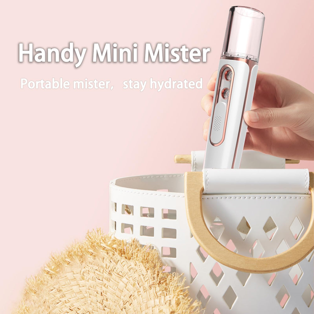 withthesun Nano Facial Mister uso portátil para viajes y trabajo