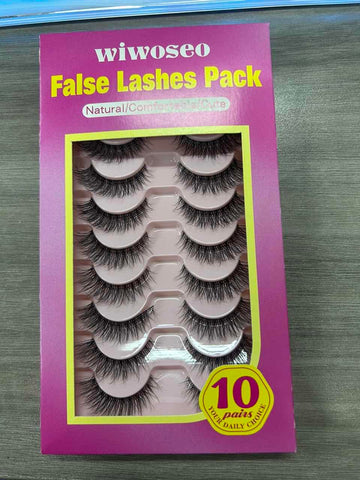Pestañas wiwoseo en estilo ojo de gato para un aspecto natural