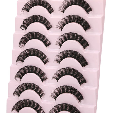 Pestañas wiwoseo con volumen wispy y efecto 3D suave.