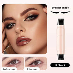 WJSFDLY delineador gel 2 piezas: kit compacto para retoques rápidos.