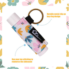 WK IEASON porta bálsamo labial con enganche de colores, ideal para regalo.