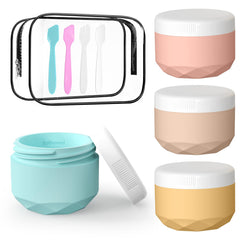 WLEAD envases de viaje 4 piezas para cremas y líquidos, ideal para viajes