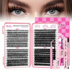 WLFRHD kit de clusters: estuche práctico para organizar extensiones en casa.
