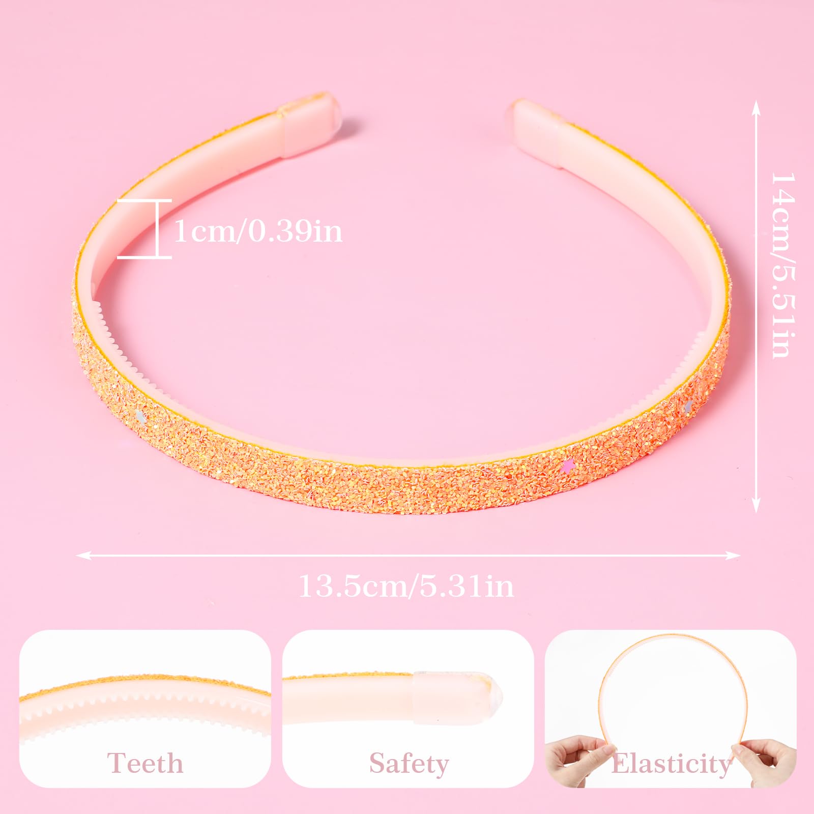 Diadema WLLHYF dientes antideslizantes fijan el peinado con comodidad