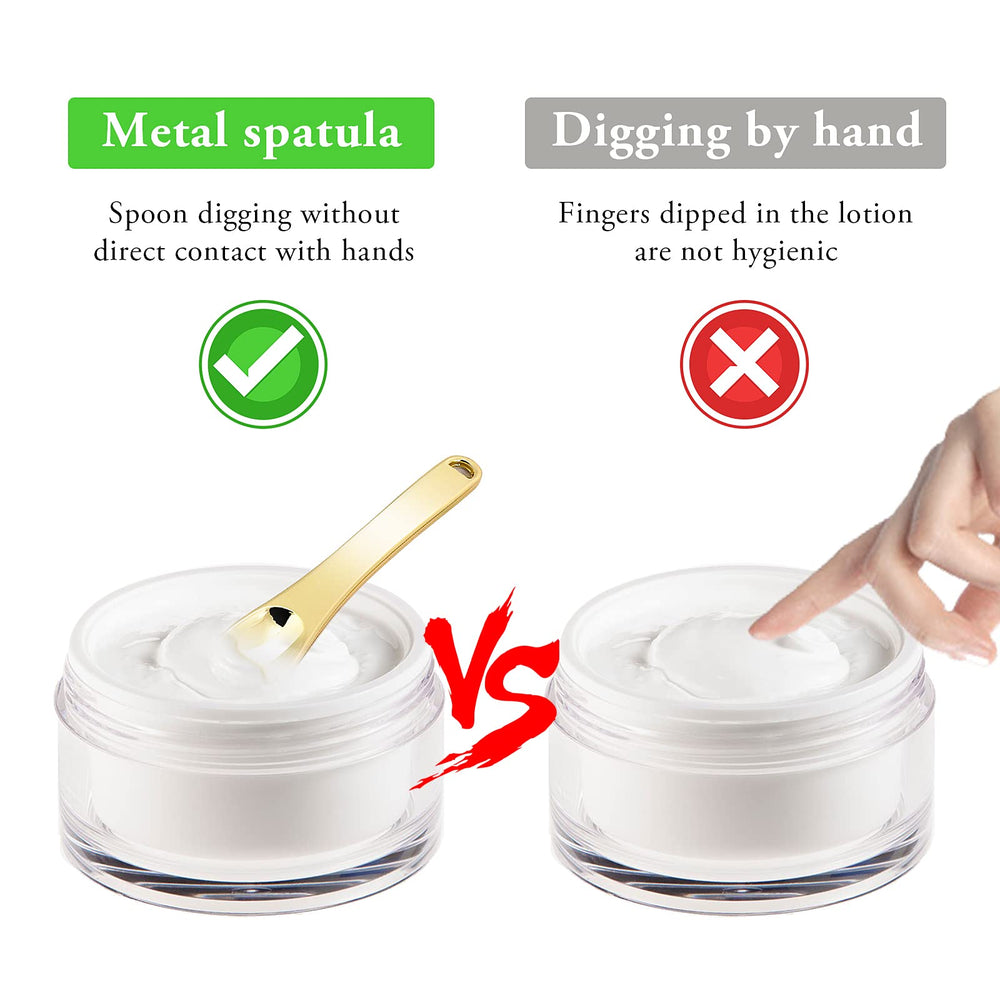 Espátula para muestras y aplicación uniforme de productos faciales.