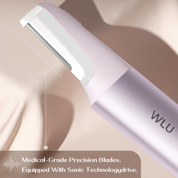 WLU Dermaplane Razor morado batería recargable para uso sin cables