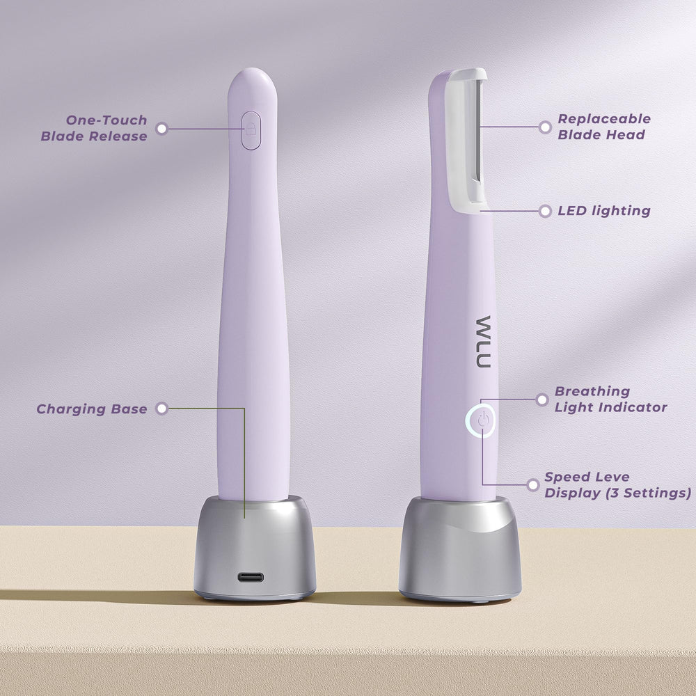 Diseño ergonómico de mango para manejo cómodo durante la dermaplanación.