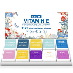 WM Western Miracle bombas de ducha aromaterapia con variadas fragancias para relajación diaria.