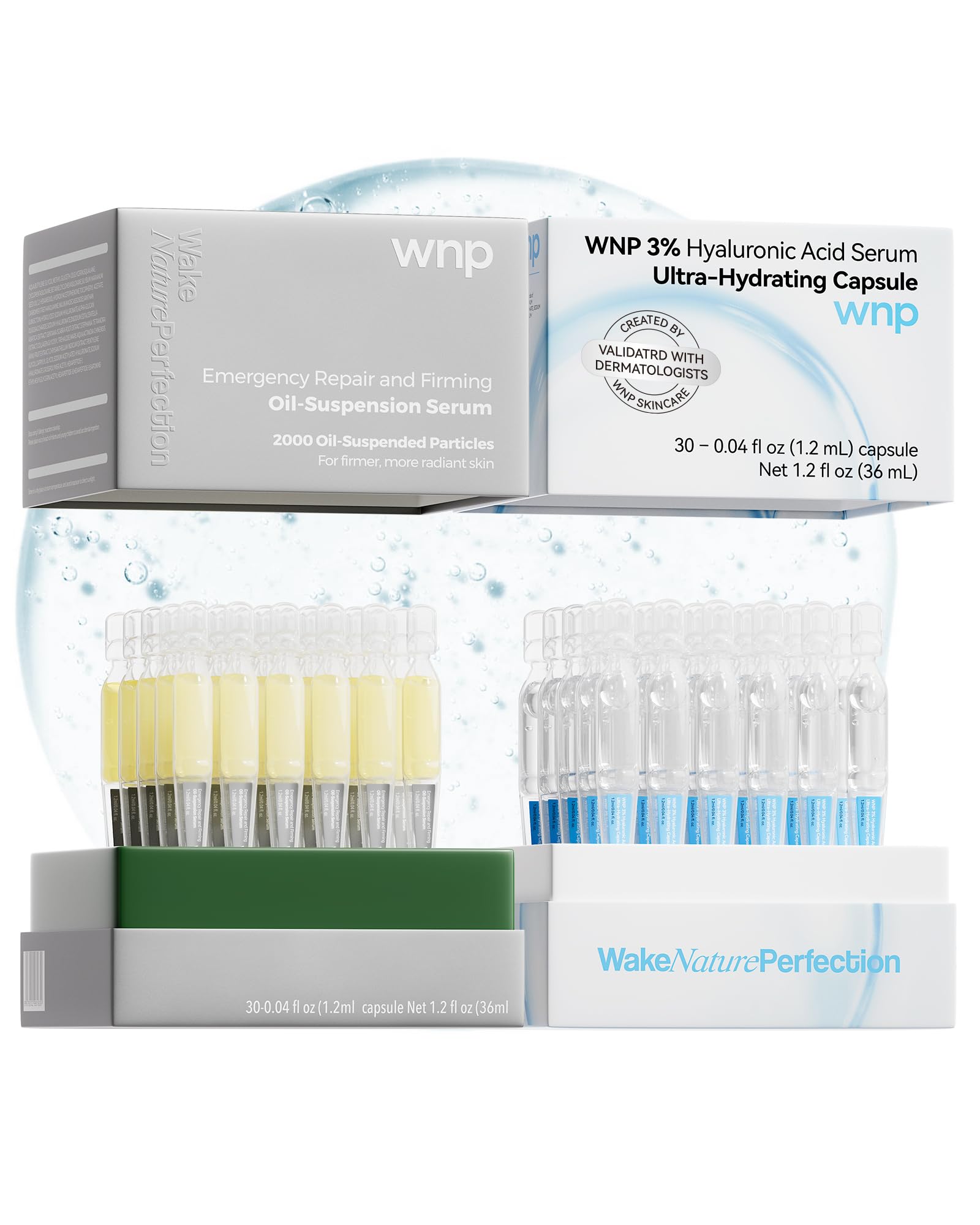 Sérum Ultra Hidratante WNP en frasco gotero para hidratación profunda