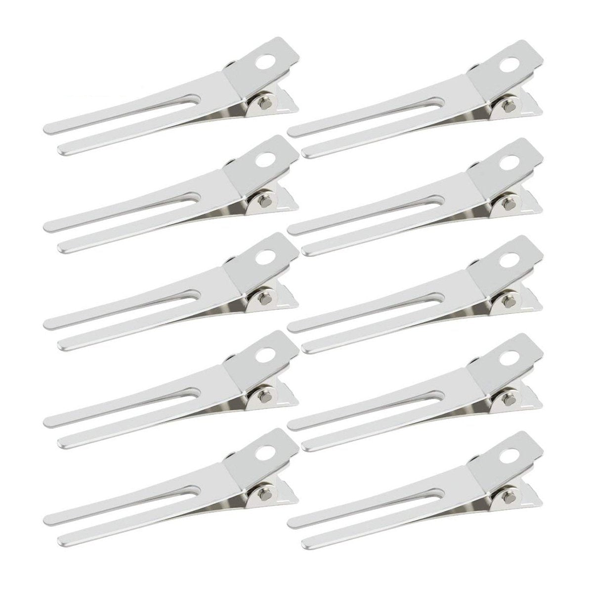 Pinza aligator doble de Wobe, ideal para fijar rodillos y peinados definidos.