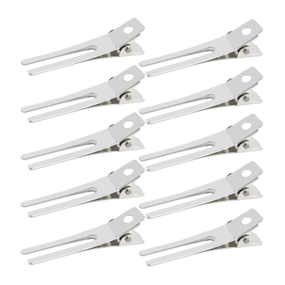 Pinza aligator doble de Wobe, ideal para fijar rodillos y peinados definidos.