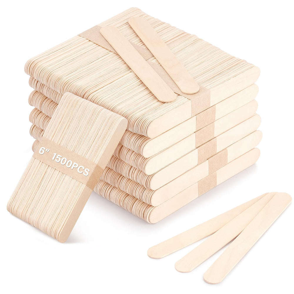 WoBiogHo palitos de madera para cera, 6 pulgadas, uso profesional
