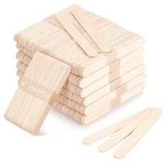 WoBiogHo palitos de madera para cera, 6 pulgadas, uso profesional