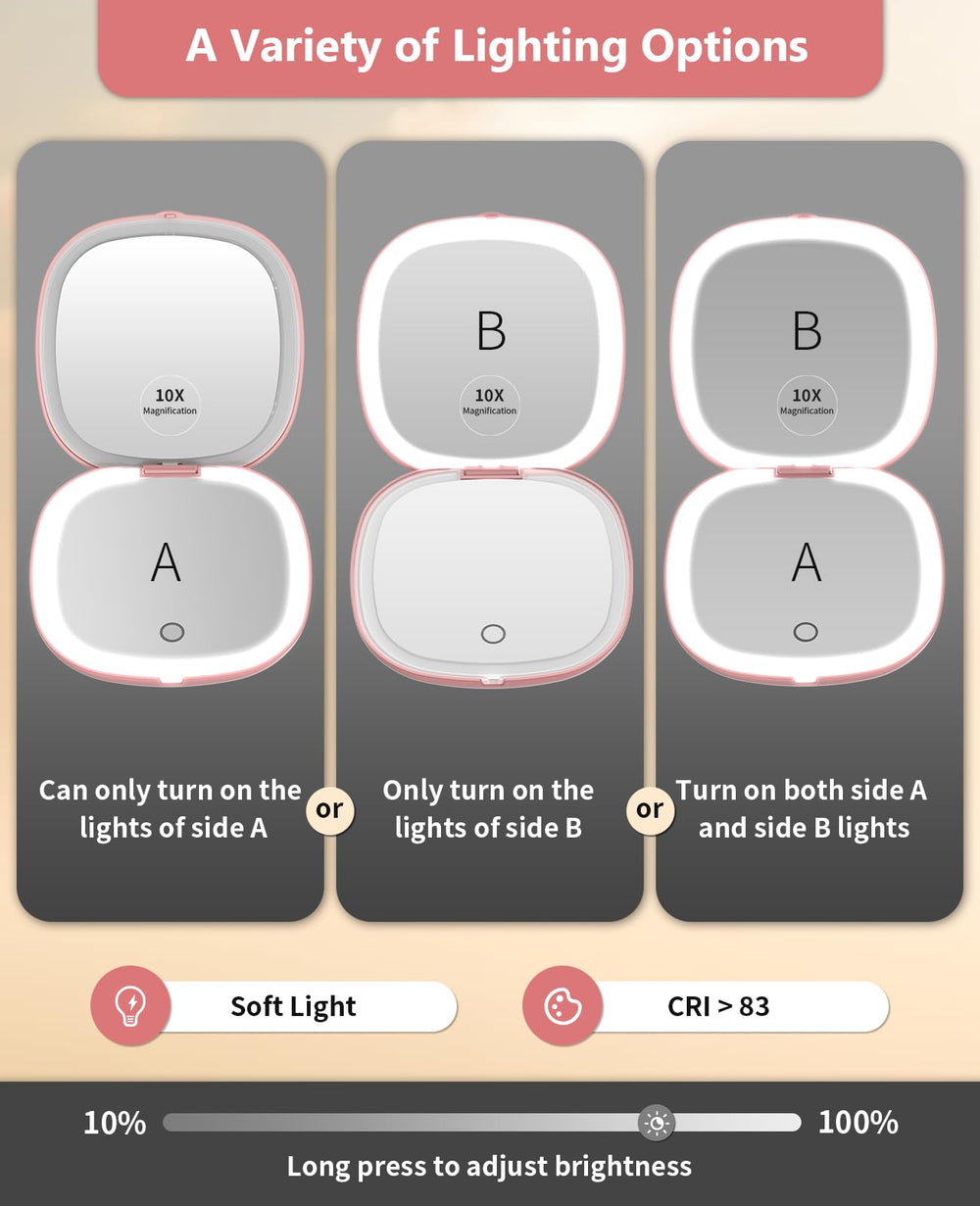 Control de brillo en el Espejo WOBSION para ajustes rápidos