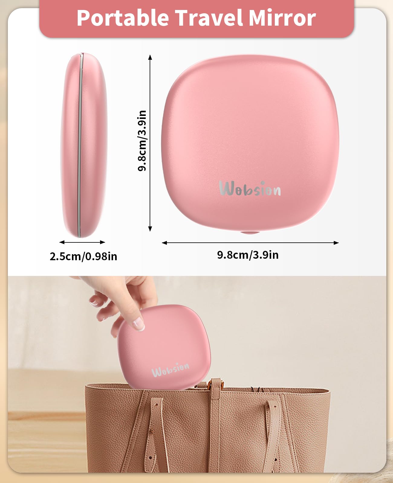 Diseño rosa oro de WOBSION, elegante y moderno