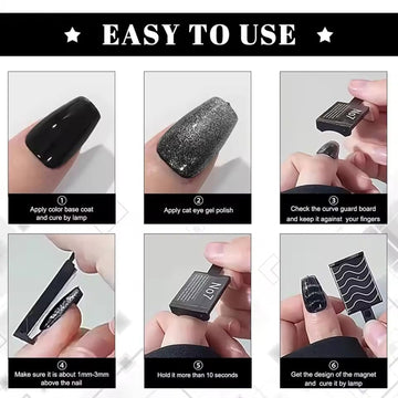 Conjunto compacto y portátil de WOKOTO para uñas.