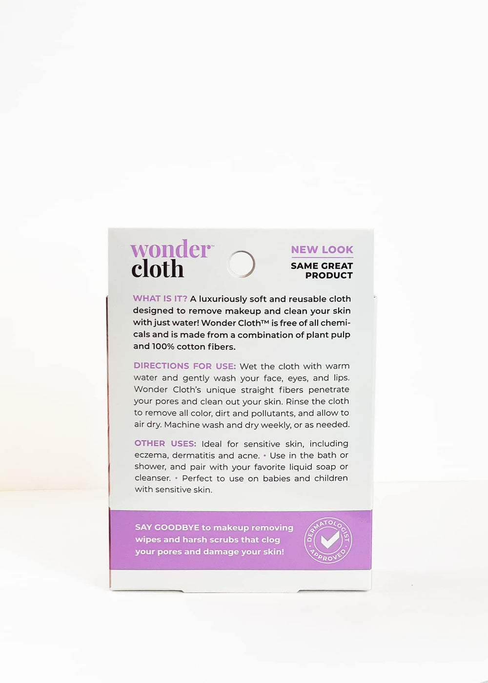 Wonder Cloth, fibras suaves que exfolian y limpian la piel