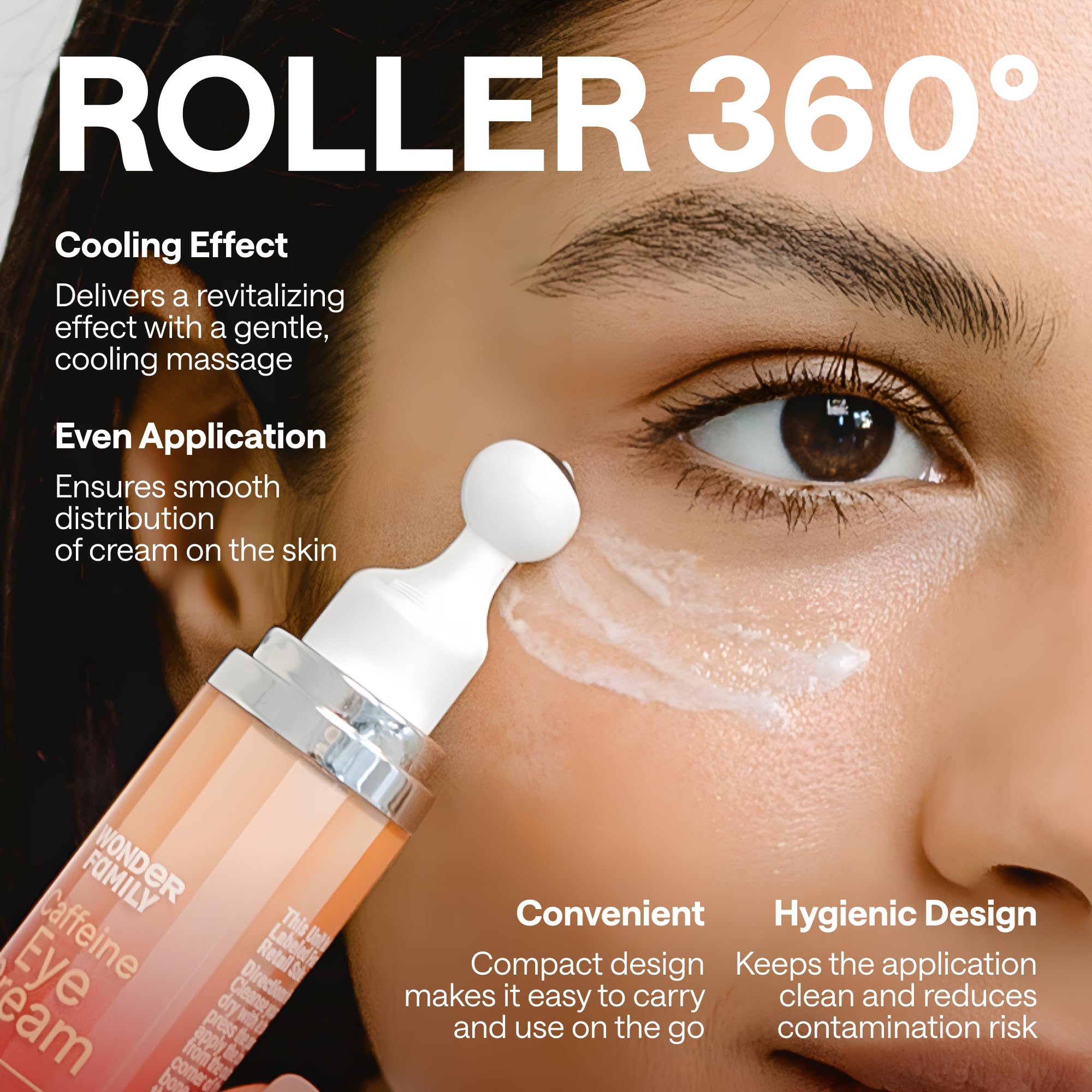 WONDER FAMILY envase compacto ideal para viaje y maquillaje pre-look