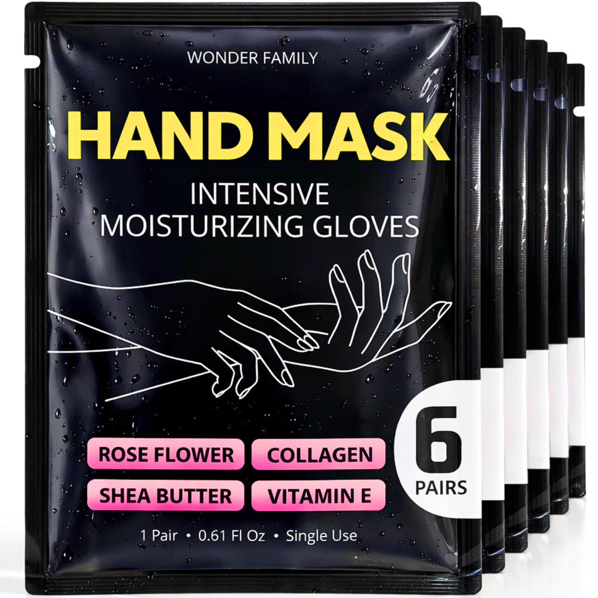 Wonder Family guantes-hidratacion-manos-noche: hidratación profunda durante el sueño.
