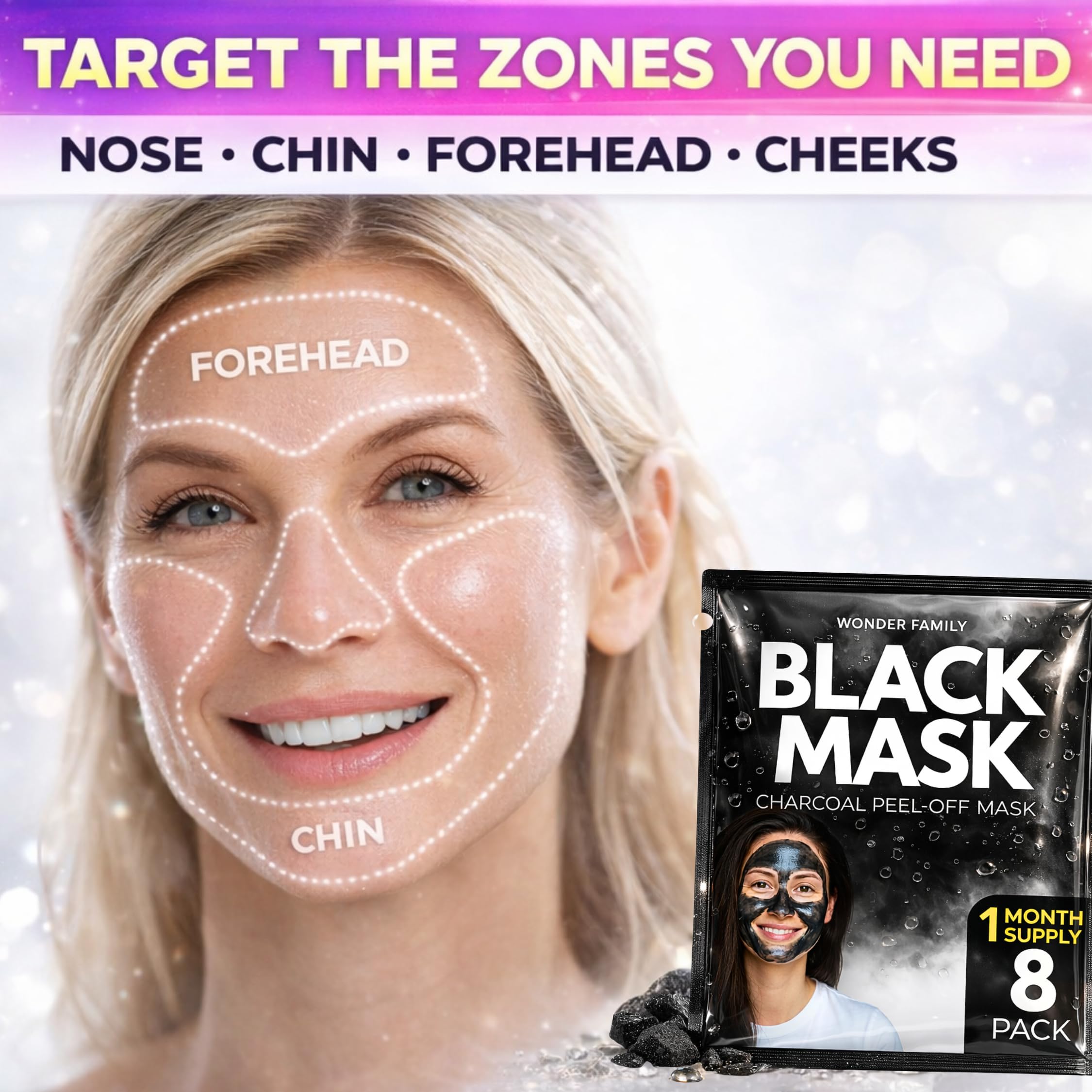 Uso en viaje de WONDER FAMILY mascarilla facial despegable