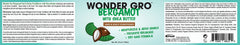 Aplicación de Wonder Gro Bergamot distribuyendo la crema desde la raíz.