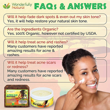 Wonderfully Natural African Black Soap texture highlighting natural ingredients