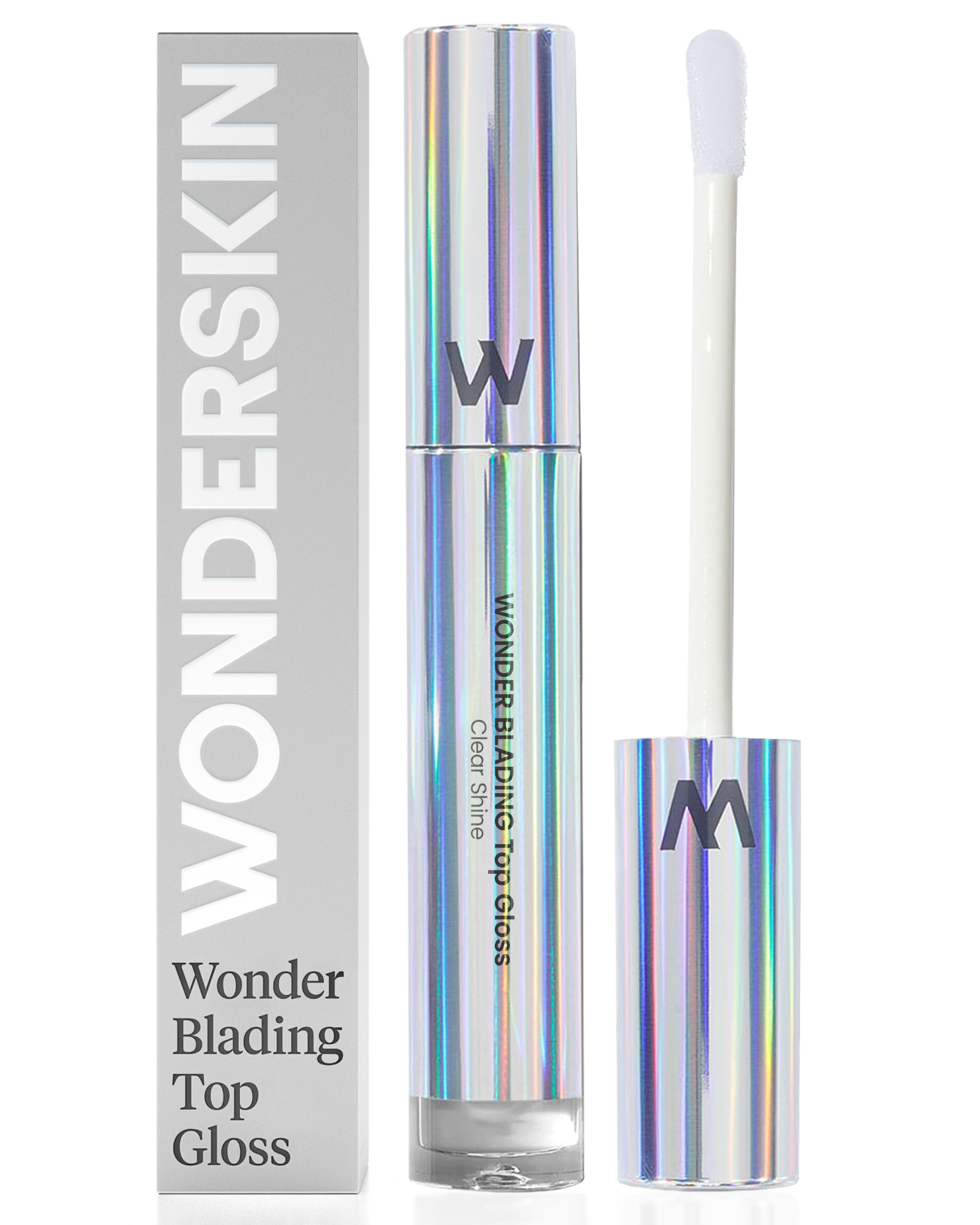 Wonderskin Brillo Labial Blading Transparente con destellos para un look deslumbrante