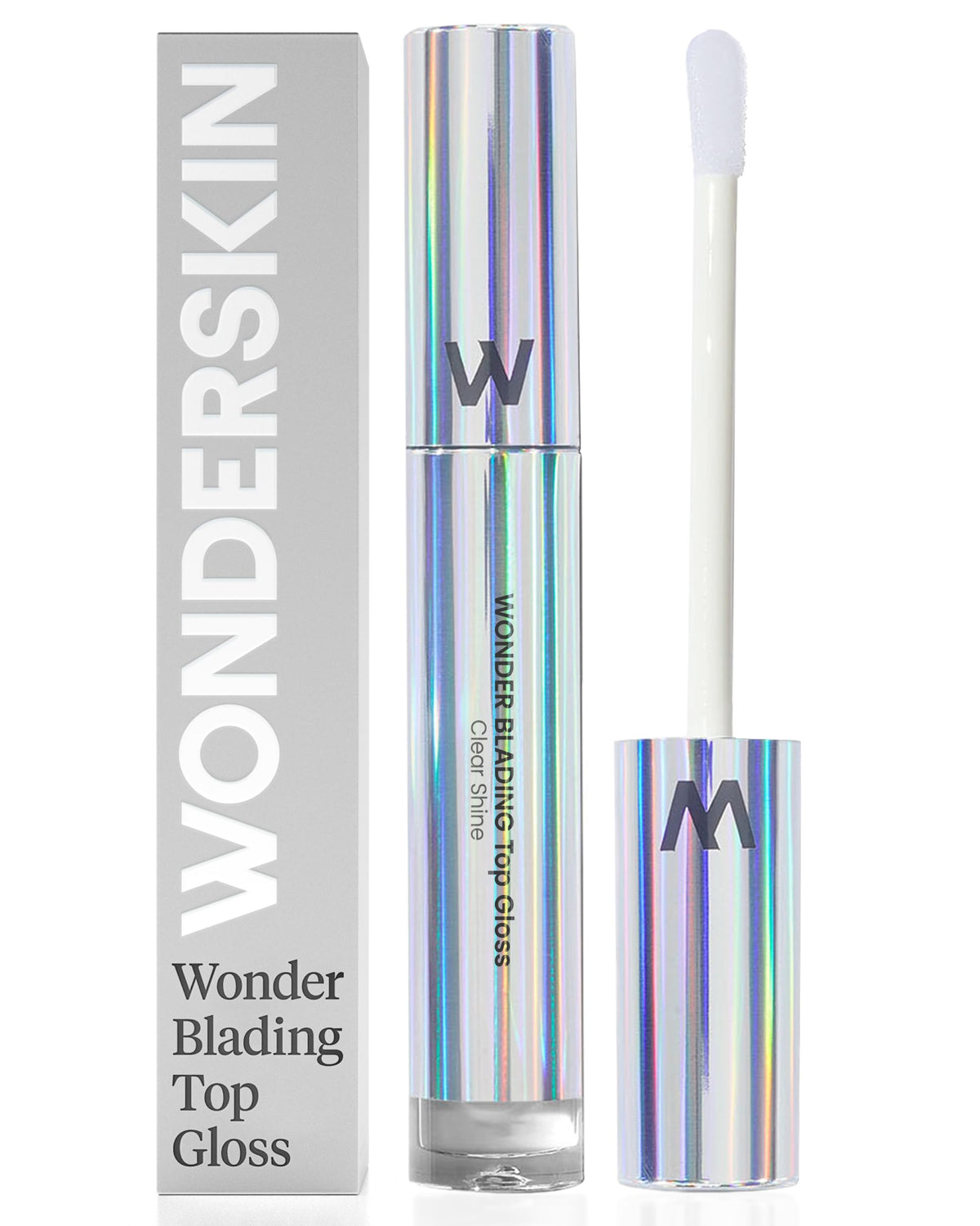 Wonderskin Brillo Labial Blading Transparente con destellos para un look deslumbrante
