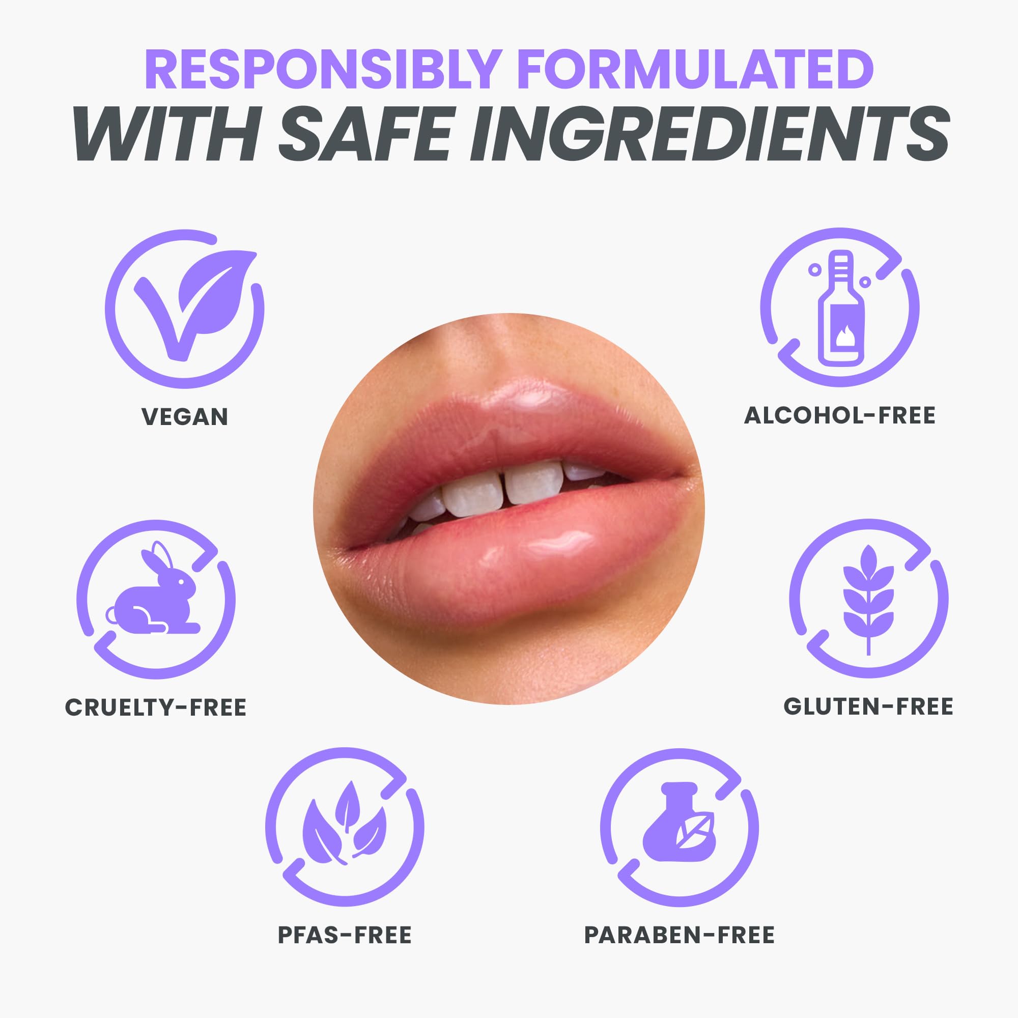 Wonderskin Brillo labial transparente para realzar cualquier color de labios