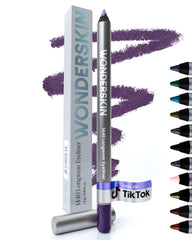 Delineador Wonderskin 1440 en púrpura oscuro, larga duración para definición precisa.