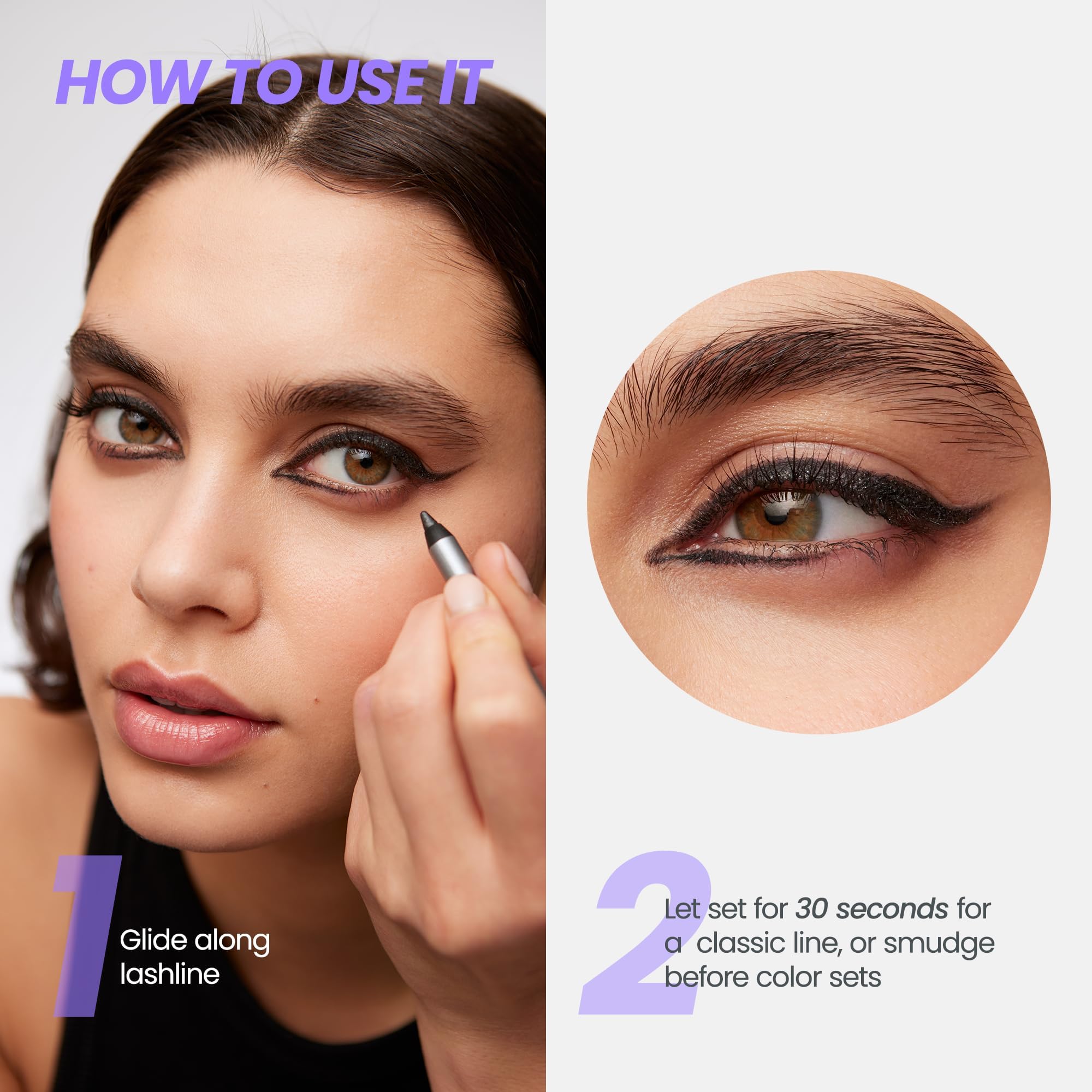 Delineador Wonderskin resistente al agua 1440 para maquillaje duradero