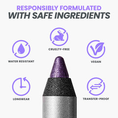 Delineador Wonderskin, vegano y libre de crueldad, envase cómodo.