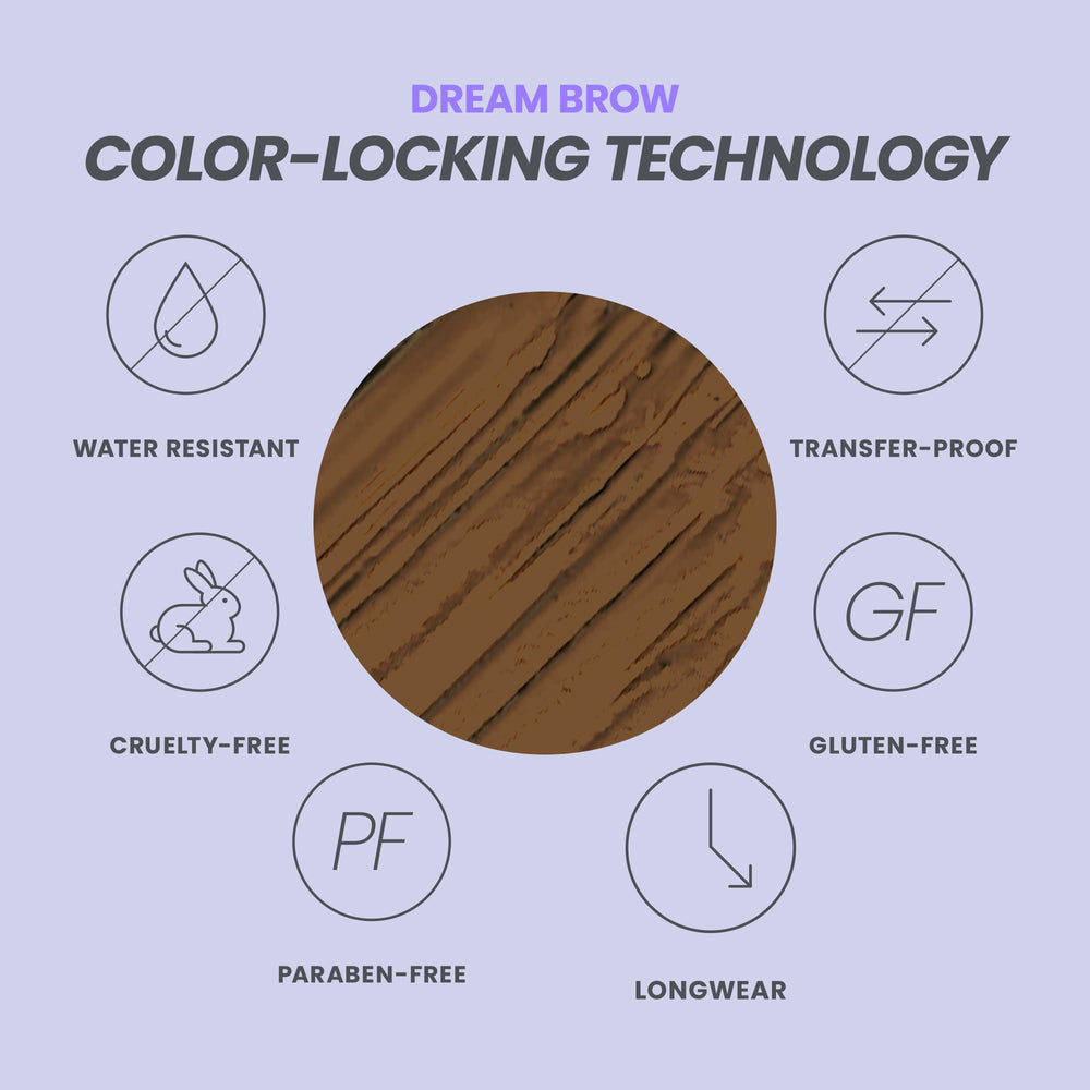 Wonderskin Dream Brow Gel es resistente al agua para climas cálidos y playa