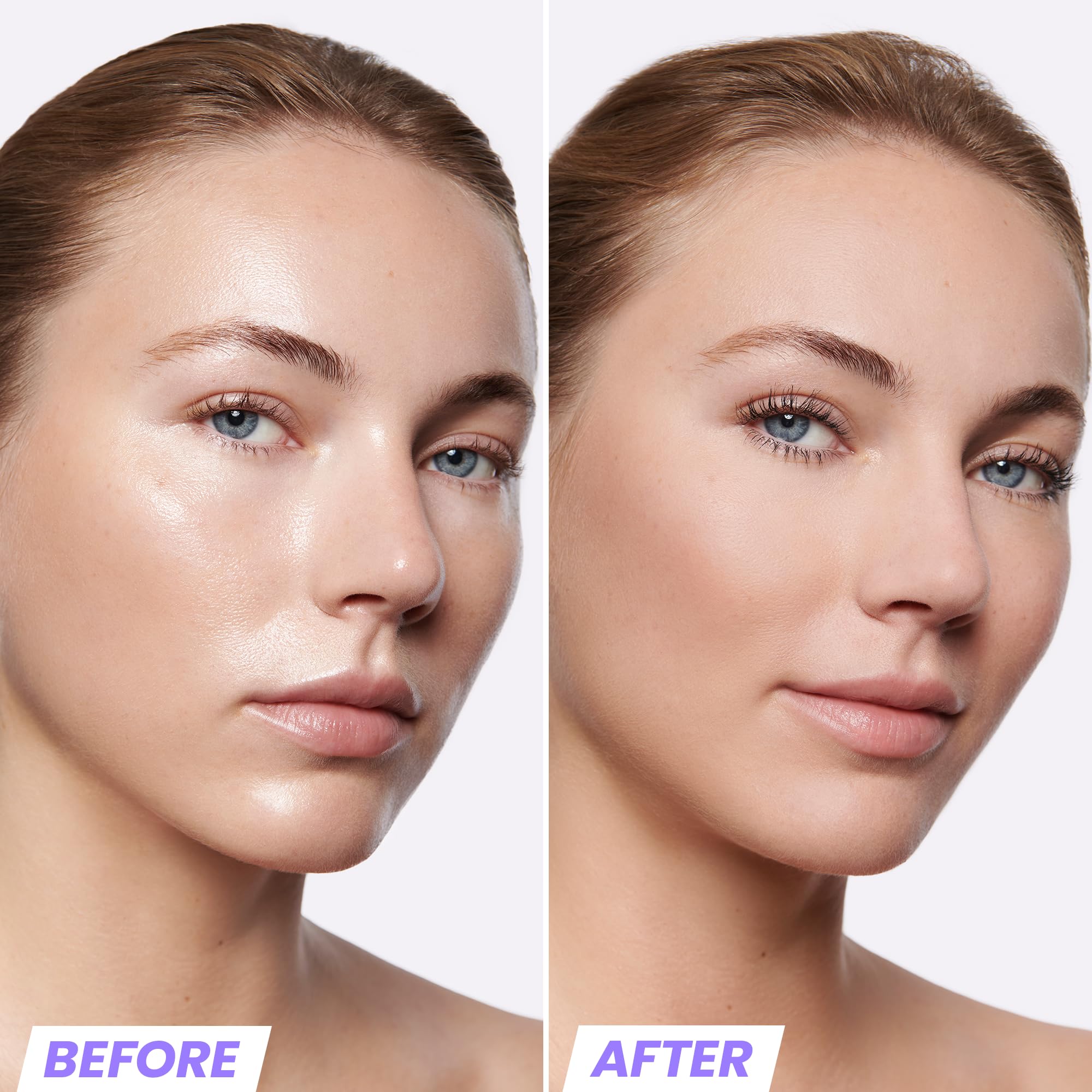 Aplicación rápida de Wonderskin FYP Powder para un acabado suave.
