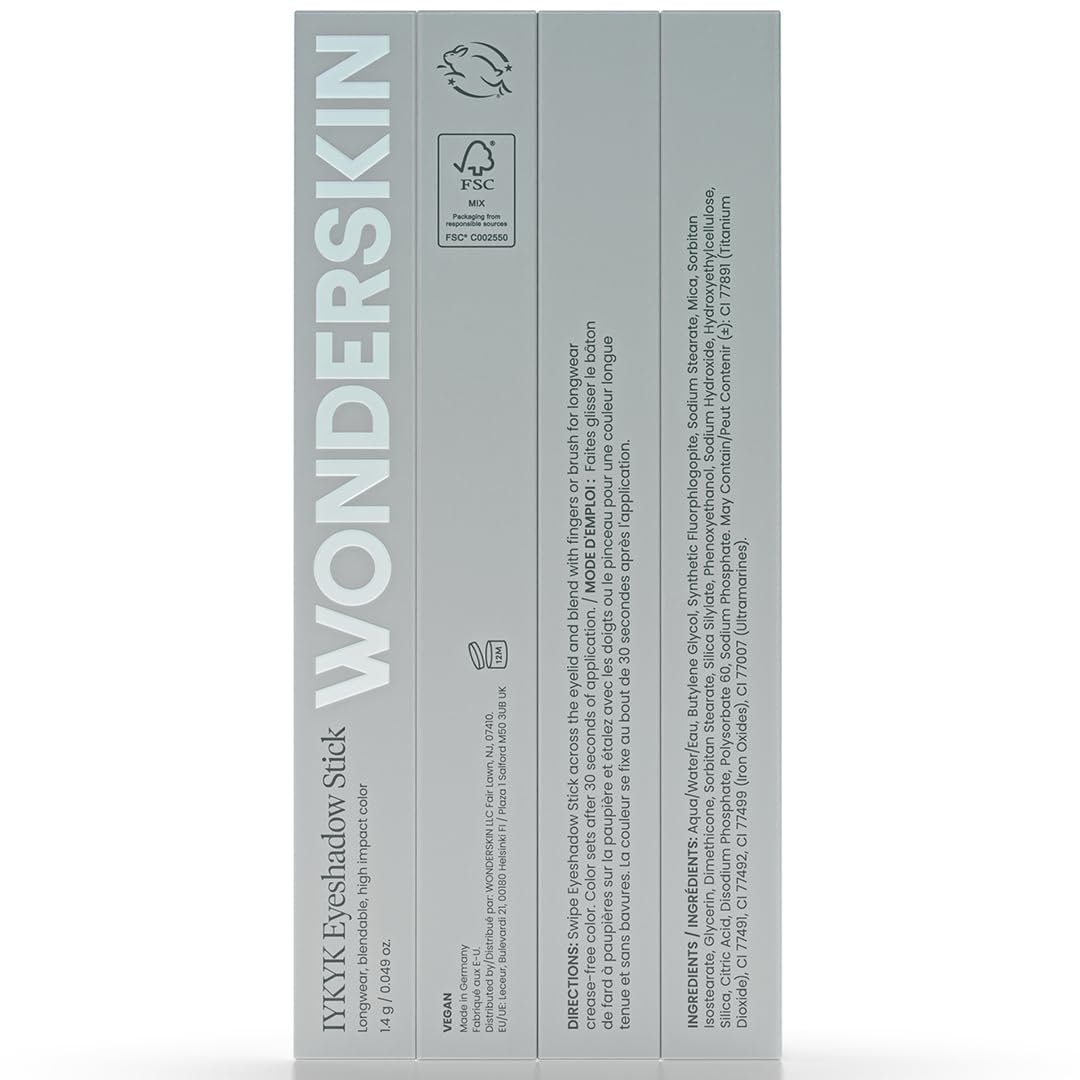Wonderskin IYKYK emballage soigné et pratique