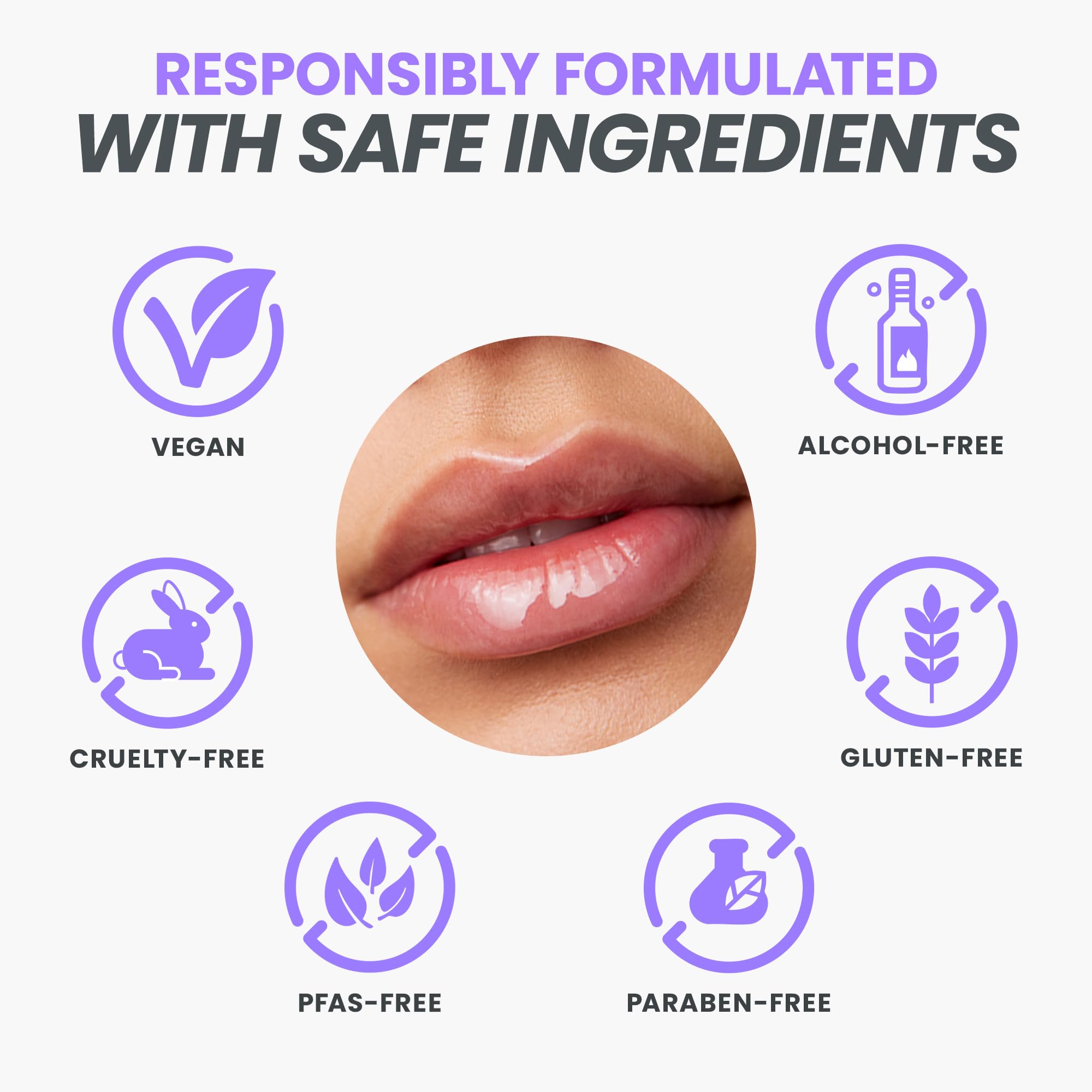 WonderSkin Lip Oil, brillo resplandeciente que realza labios con hidratación.