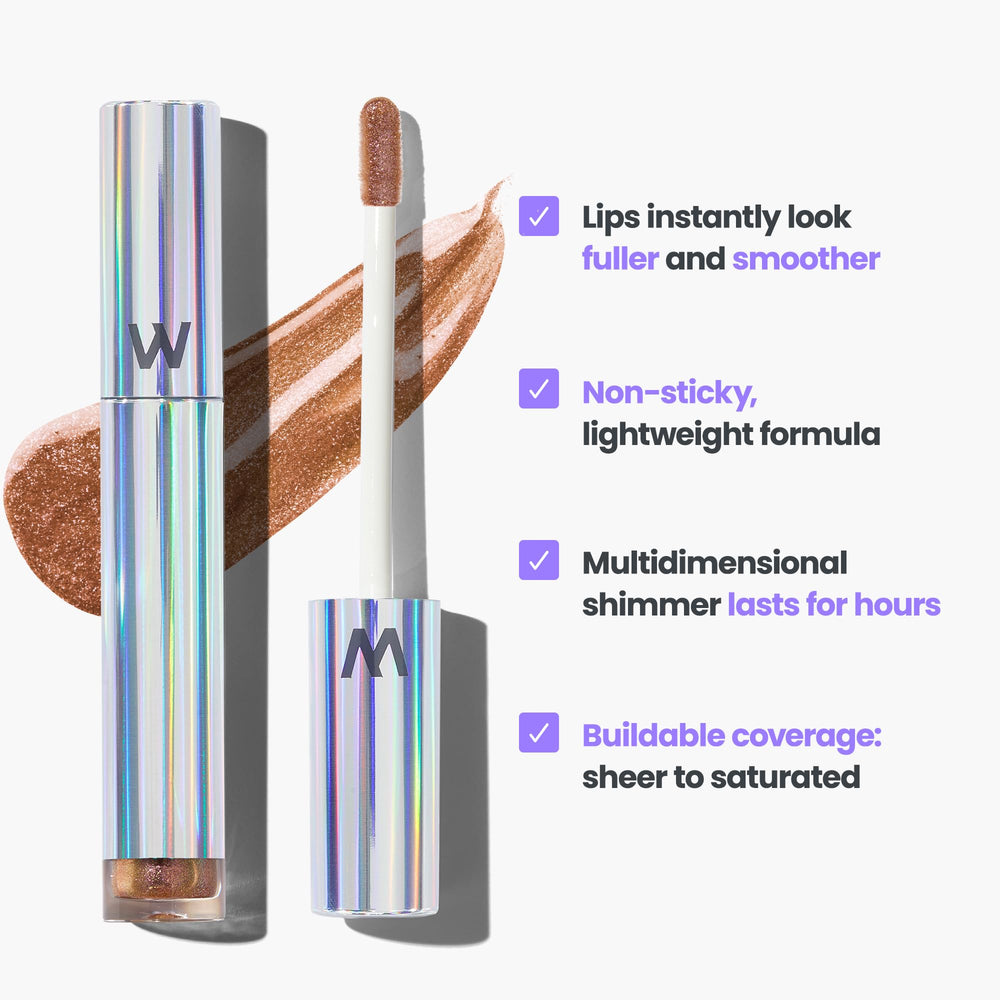 Wonderskin labial con brillo 3D para realzar color natural