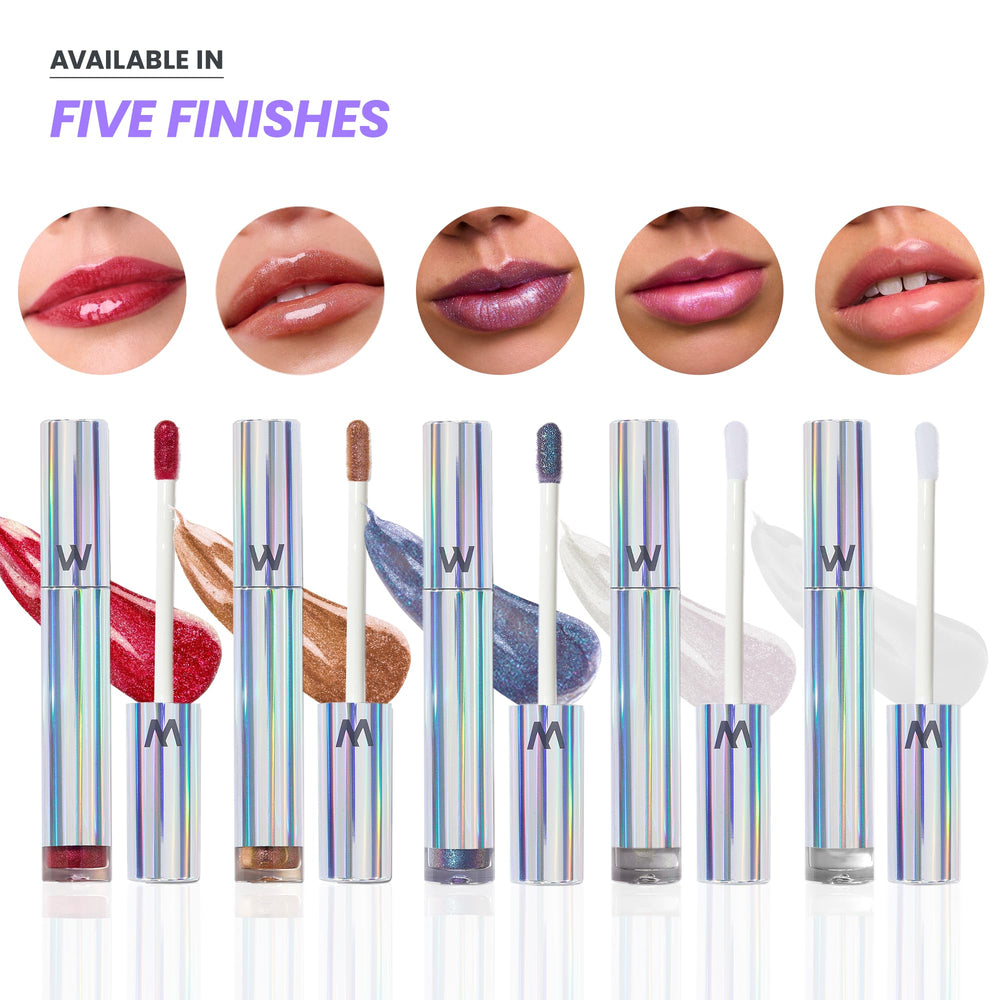 Wonderskin labial con brillo dorado de alto impacto para fiestas
