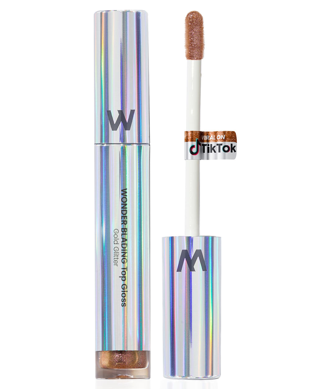 Wonderskin labial con brillo dorado para labios radiantes y jugosos