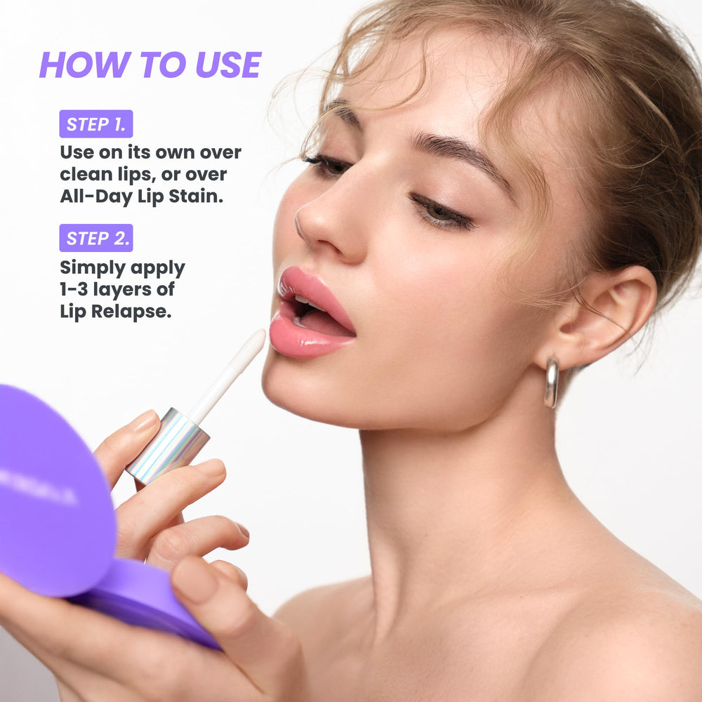 Wonderskin Lip Relapse gloss effet-plump-immédiat donne une impression de volumes