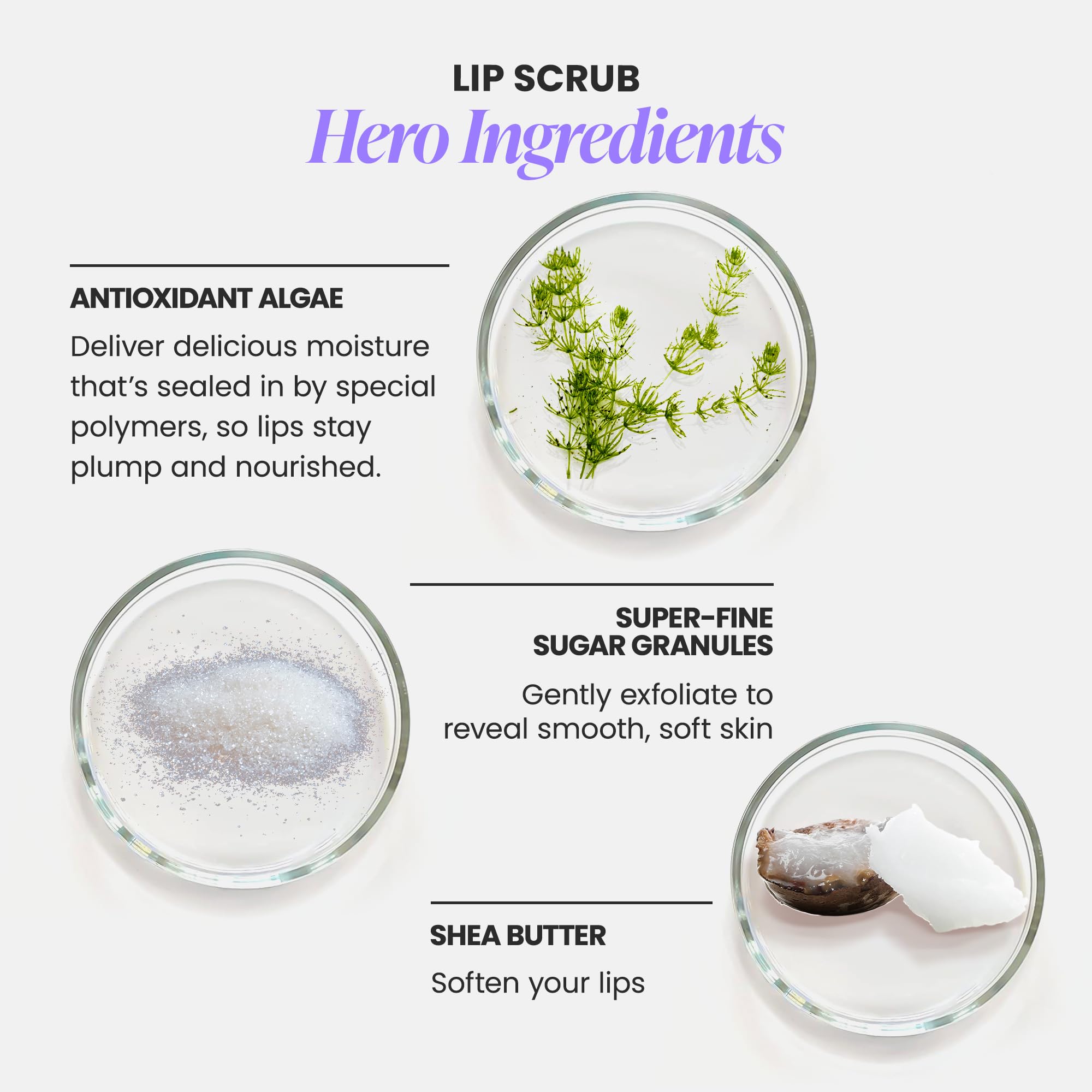 Wonderskin Lip Scrub s'applique sans gâchis grâce au crayon twist pratique.