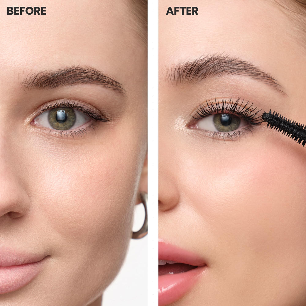 Wonderskin Mascara brocha reloj de arena, aplicación suave y volumen uniforme