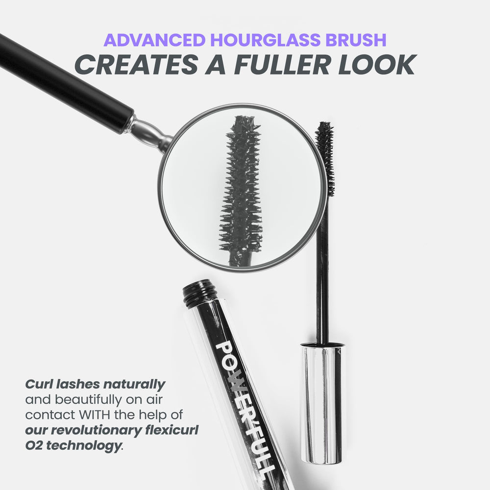 Pestañas alargadas con Wonderskin Mascara para mayor longitud sin grumos