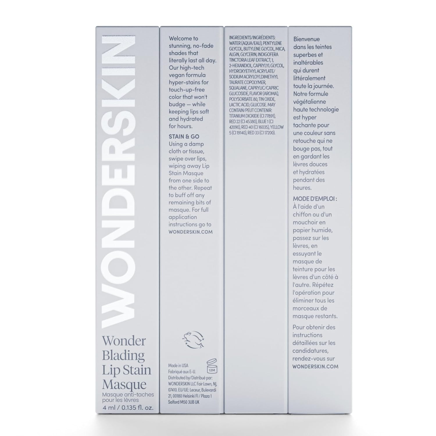 Finition rose naturelle de Wonderskin Wonder Blading, rendu subtil et élégant
