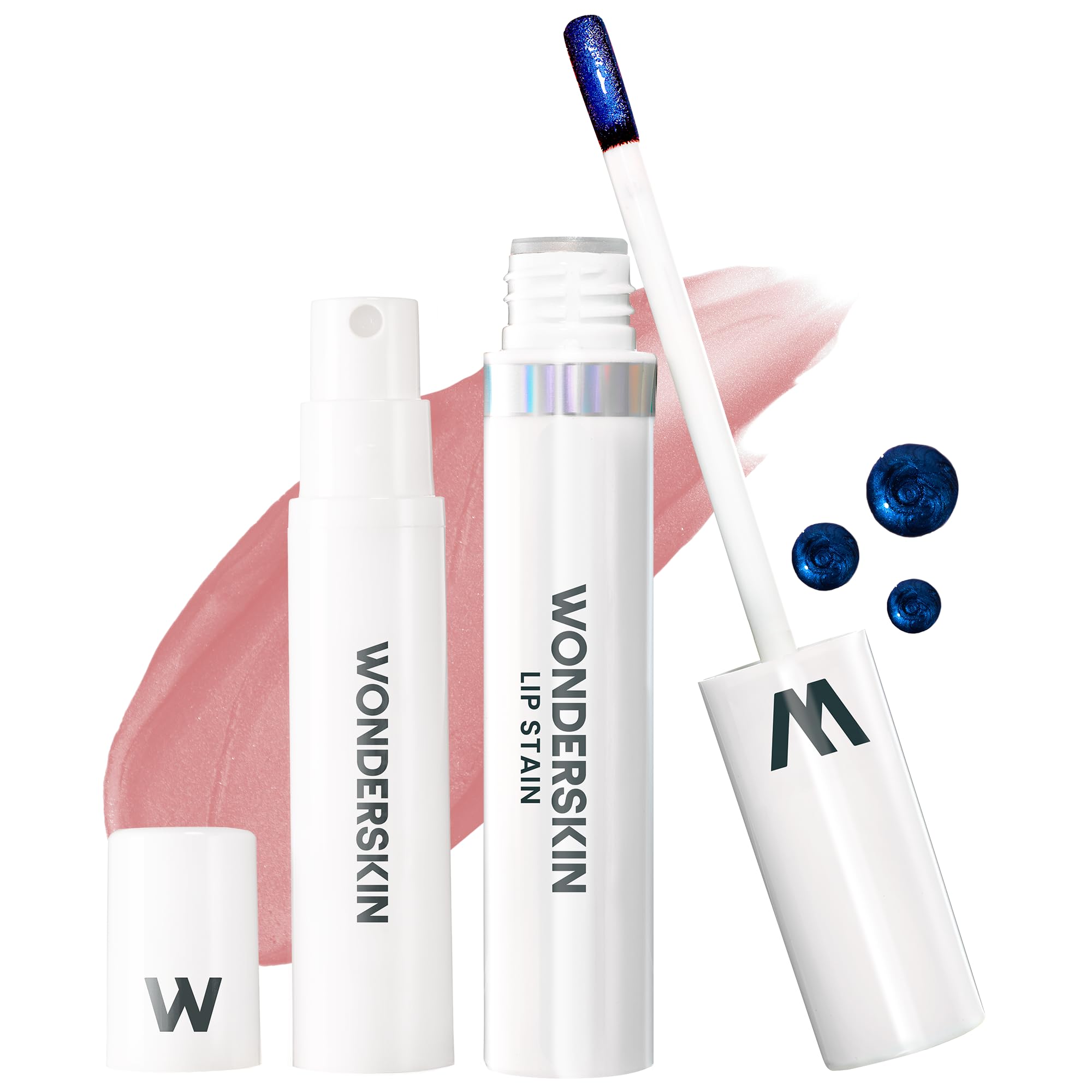 Wonderskin Wonder Blading: tinte labial despegable en botella para color duradero.