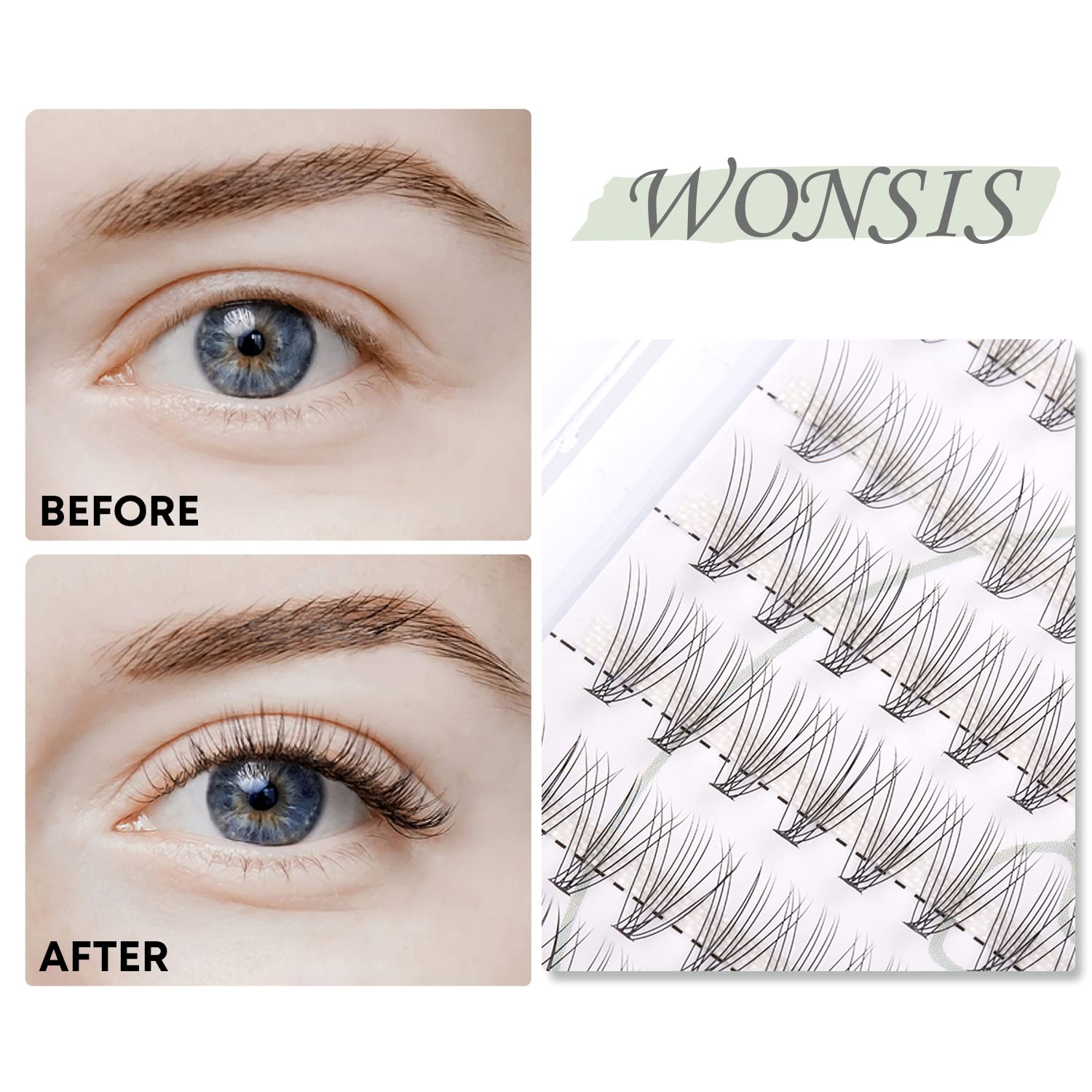 Conjunto WONSIS para aspecto natural en eventos y uso diario.