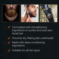 Hidratación diaria con Woody's 2 en 1 cuida la piel bajo la barba.